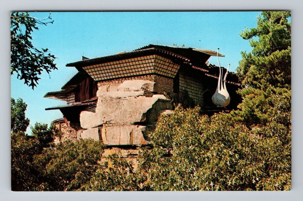 Spring Green WI-Wisconsin House on the Rock Wisconsin River Vintage Postcard