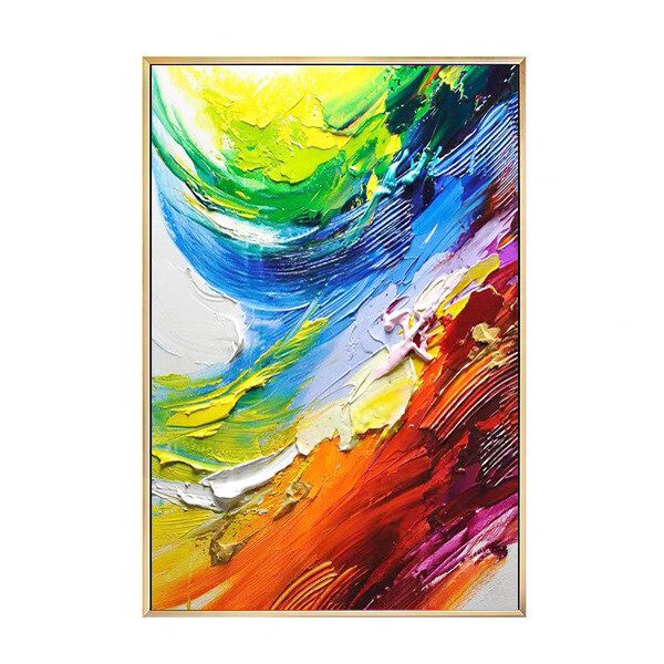 Large Decorative Painting For Home Abstract Oil Painting Sofa Background