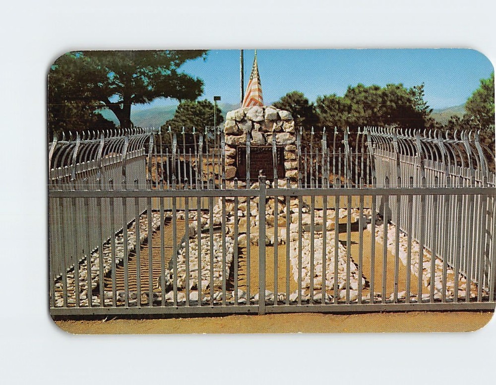 Postcard Buffalo Bill's Grave Lookout Mountain Colorado USA