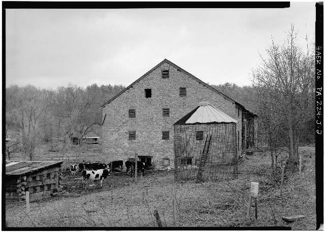 Mount Etna Iron Works Mule Barn Pennsylvania 1900s Cows Farm Building