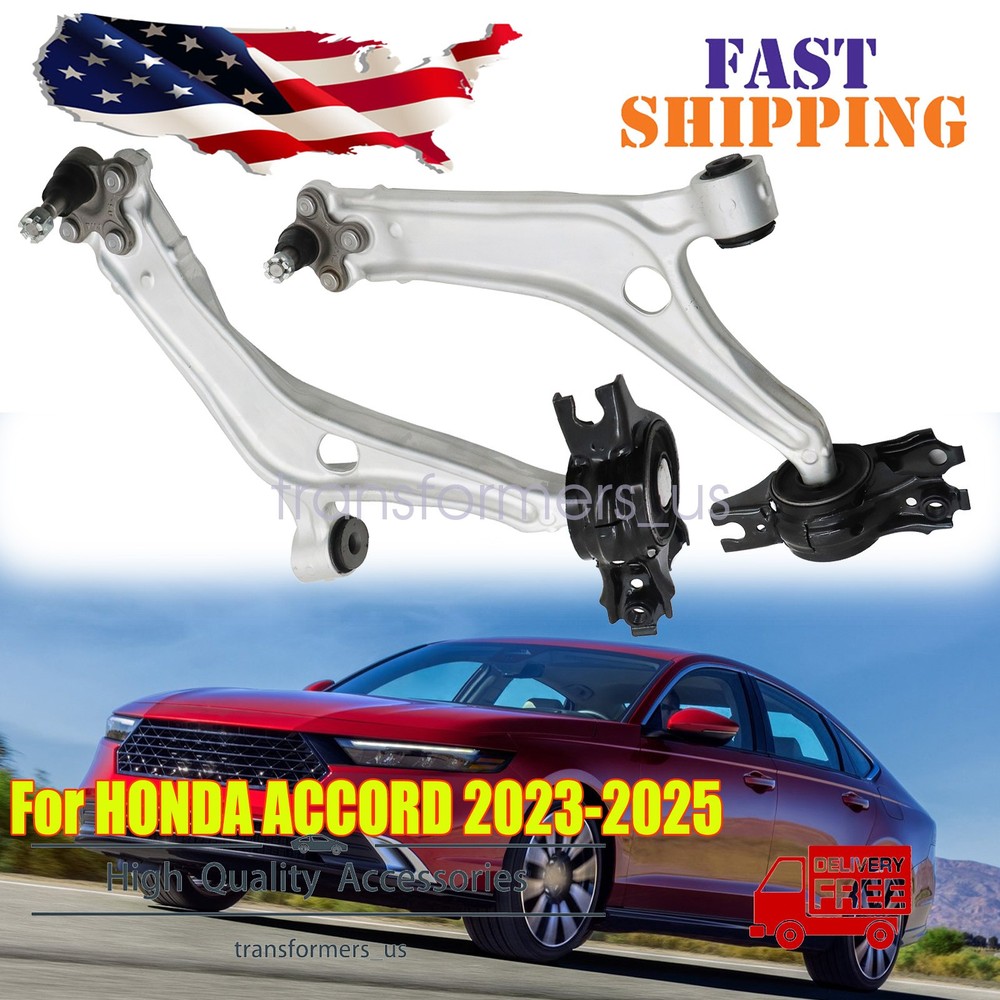 2PCS Suspension Front Driver Passenger Lower Control Arm For 23-25 HONDA ACCORD