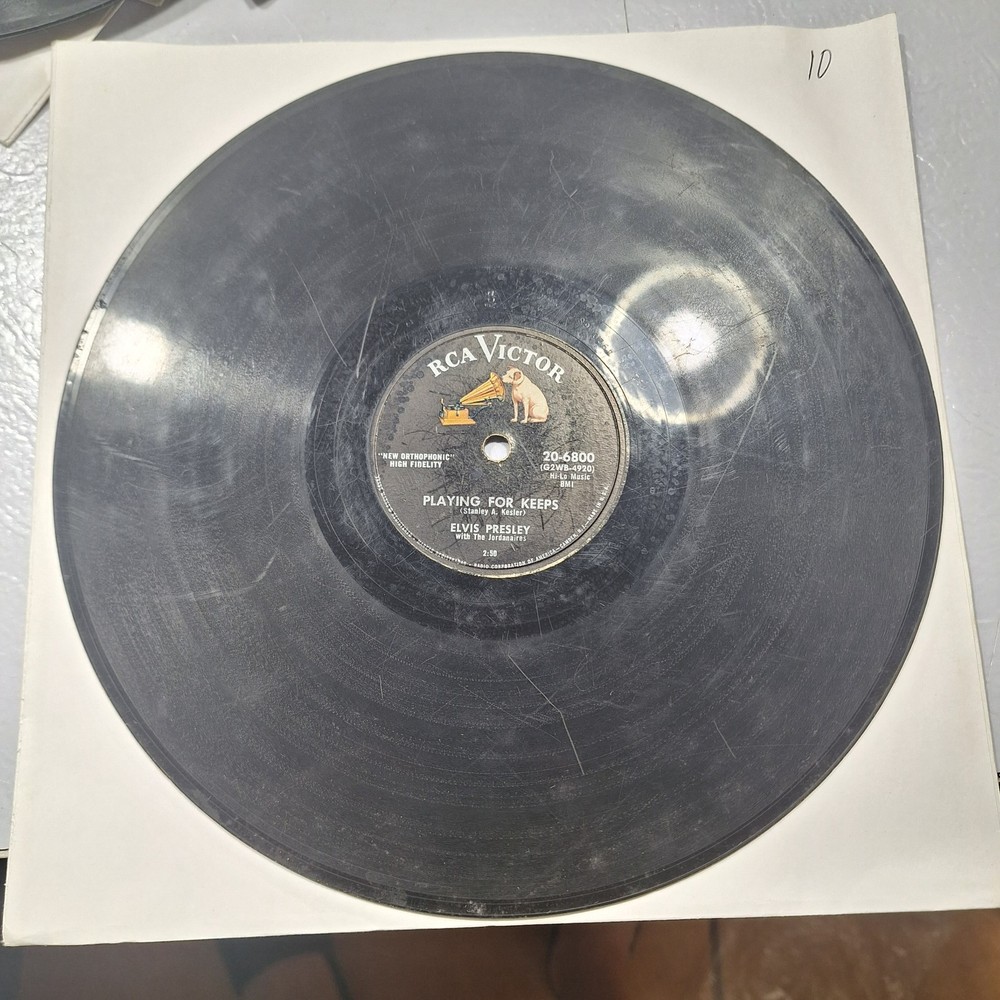 78 RPM Playing For Keeps Too Much Elvis Presley RCA Victor 20-6800