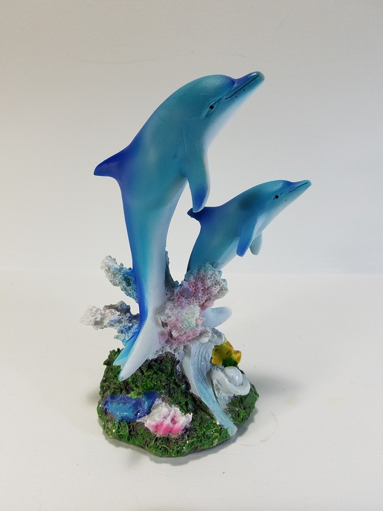 Marine Life Dolphin Design Figurine by Backwoods Lighting LLC / 90097