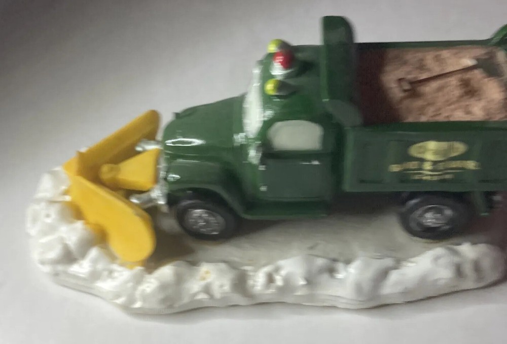 Lemax Christmas Village Snowplow Table Accent for Holiday Decor-image
