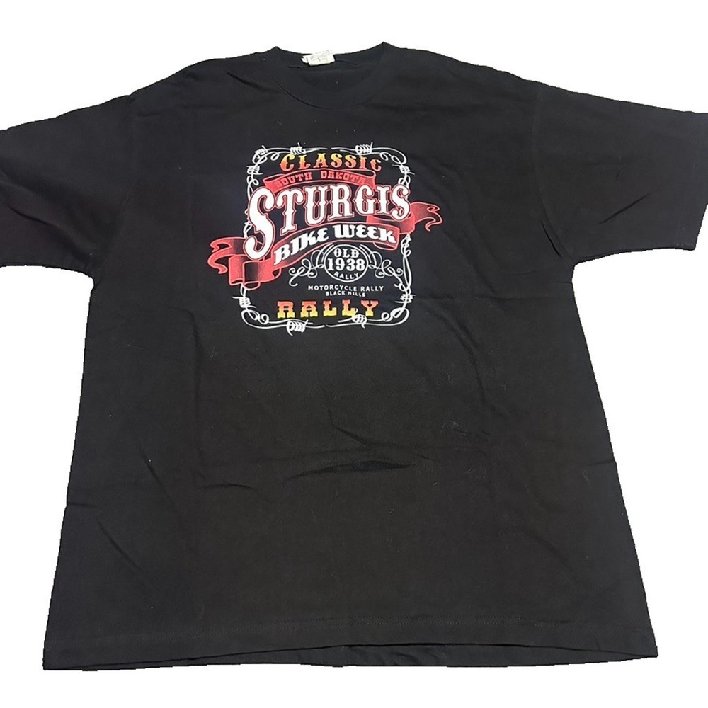 VTG South Dakota Sturgis Bike Week Black Hills Motorcycle Harley Shirt 707 XL