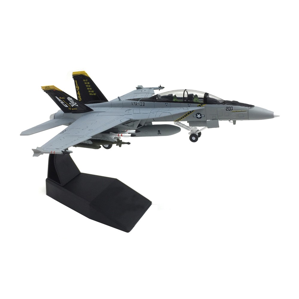 1;100 American F/A-18B Alloy Fighter Aircraft Model Military Ornament Plane