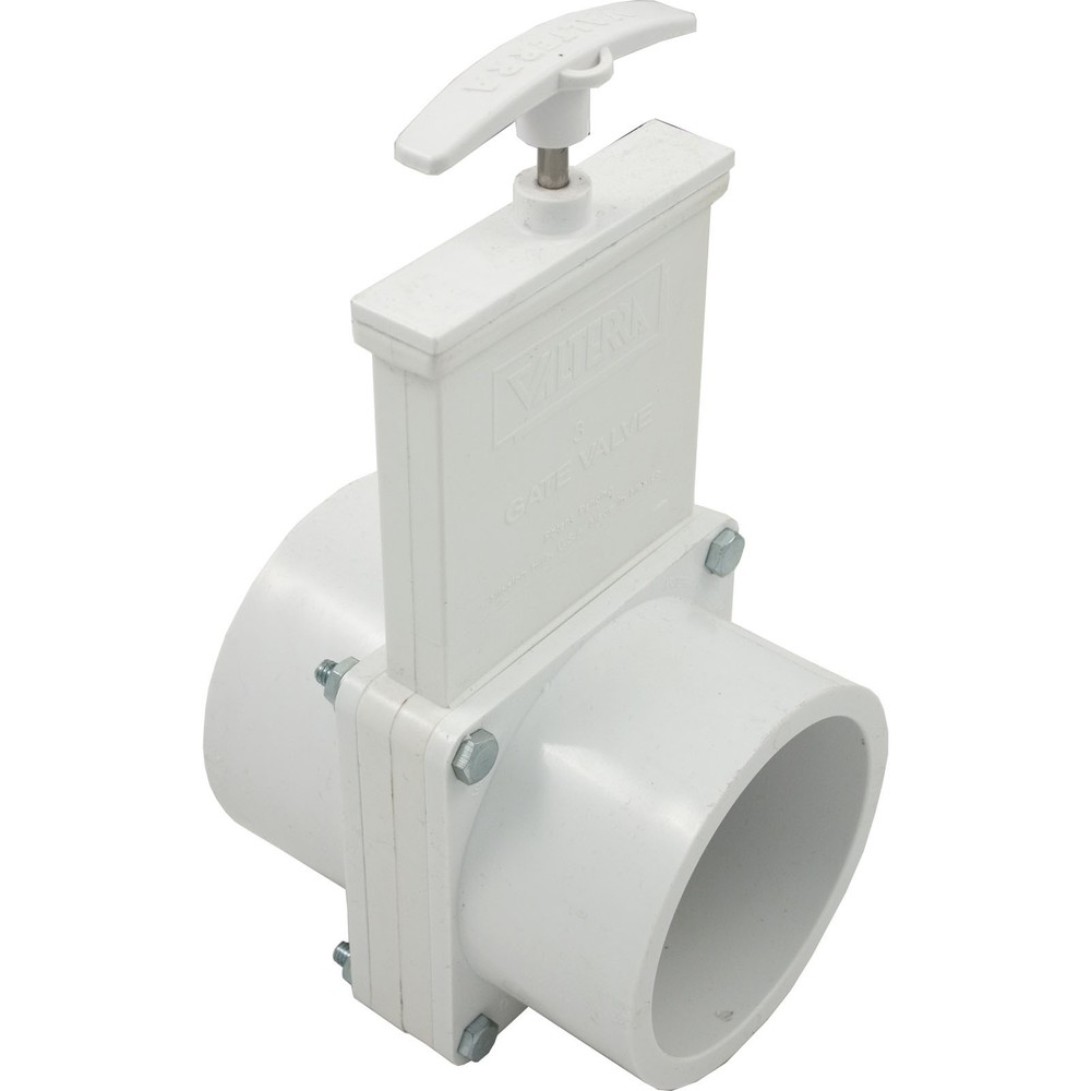 3-Inch 3-Piece Stainless Steel Paddle Gate Valve by Valterra 30psi 4301