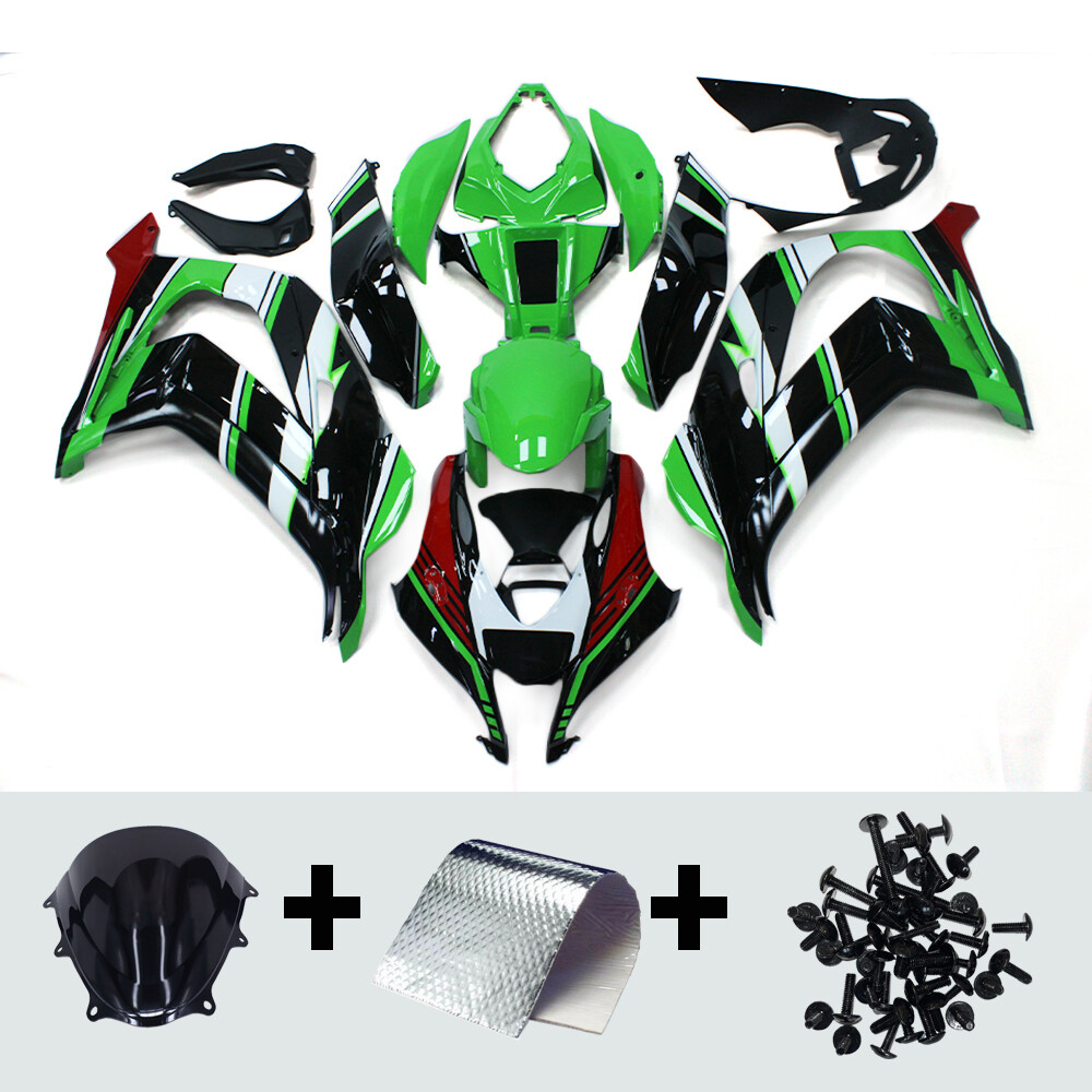 Injection Fairing Kit for Kawasaki Ninja ZX10R 2016 17 18 19 2020 Green Bodywork