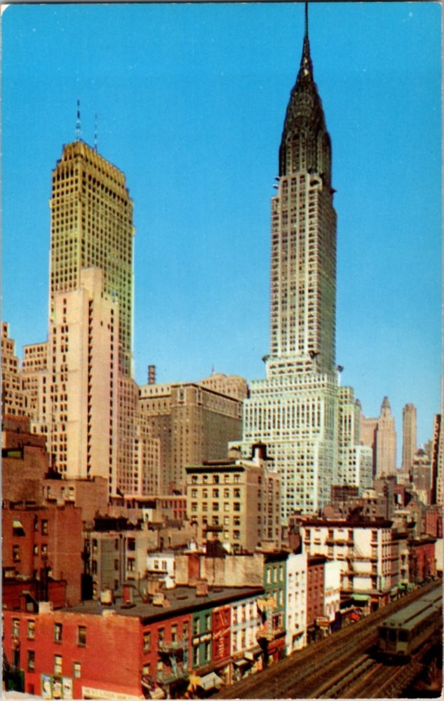 Pre-1980 SHOPS BY THE CHRYSLER BUILDING New York City NY m/14 BJ9974