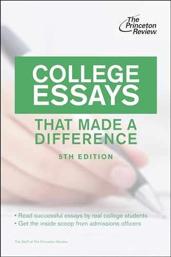 College Essays That Made a - Paperback, by Princeton Review - Acceptable