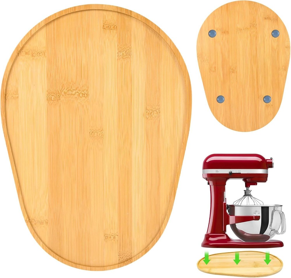 Bamboo Mixer Slider for KitchenAid 6 7 8 Quart Bowl-Lift Stand Mixers