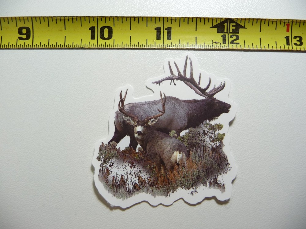 Elk Hunting Decal Sticker for Outdoor Wildlife Enthusiasts