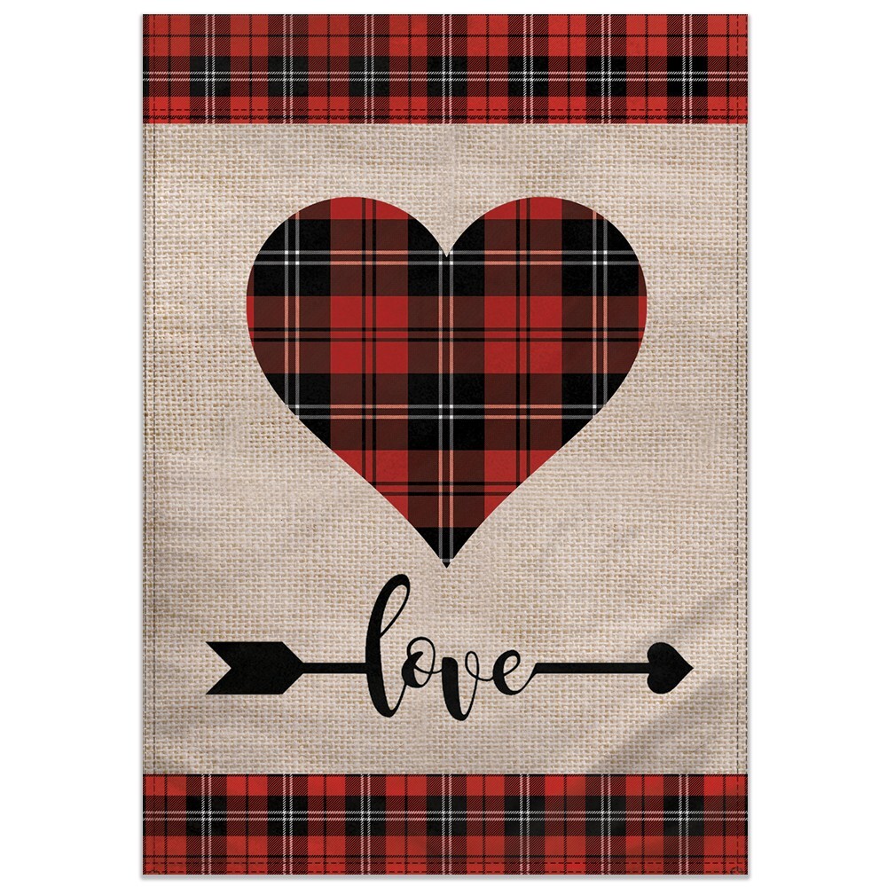 Valentine’s Day (Love) Garden Flag 12x18in Double-Sided Holiday Flag Yard Porch