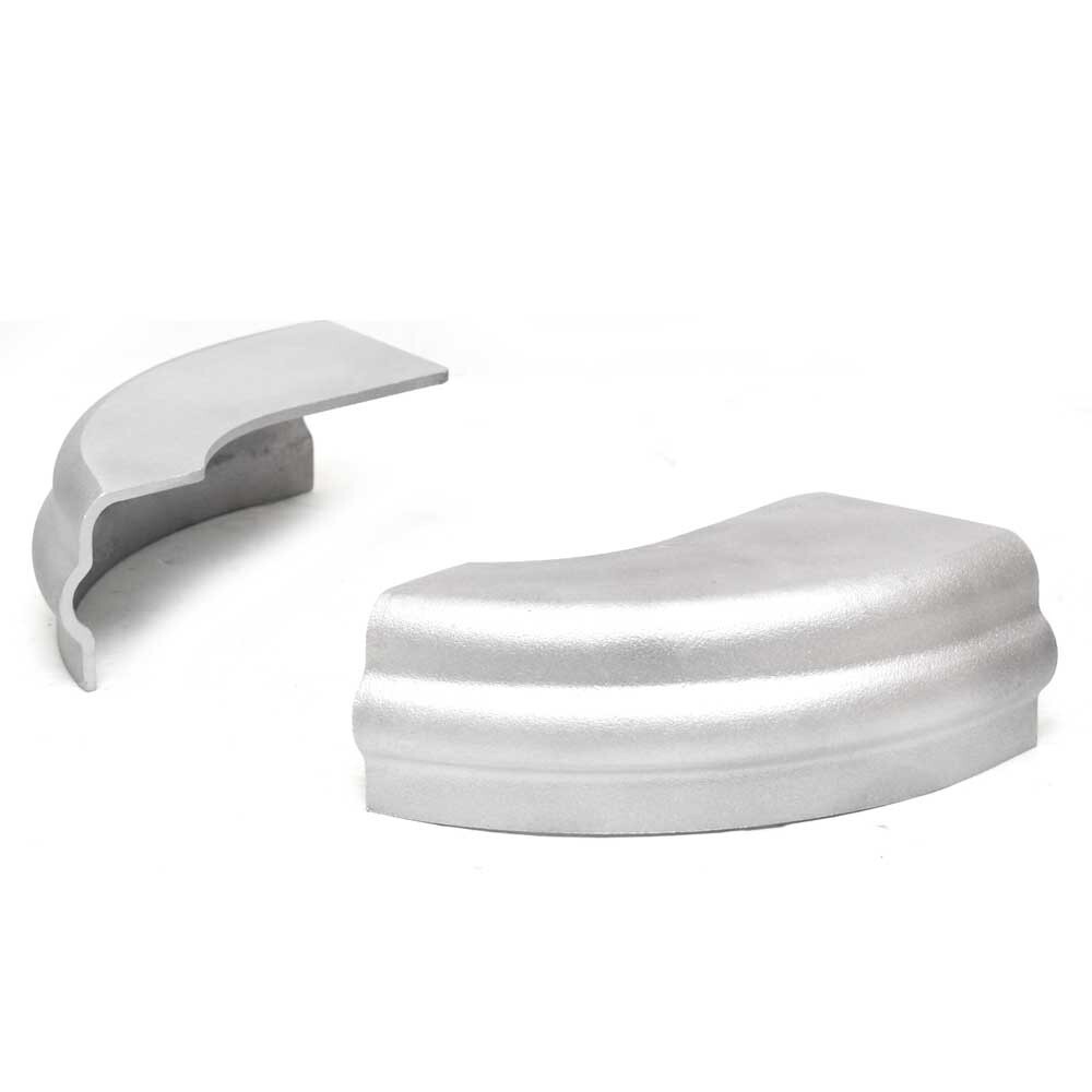 Lund Boat Corner Cap Castings | 8 3/4 x 2 3/4 Inch Aluminum (Set of 2)