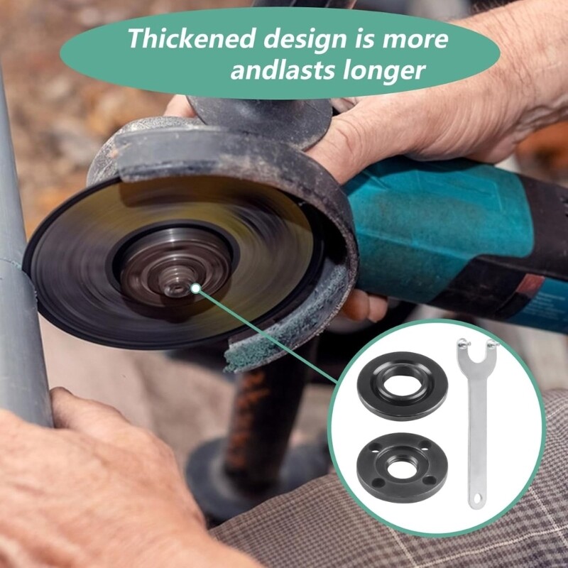 Grinder Flange Nut and Wrench Set Grinder Accessories for Grinder