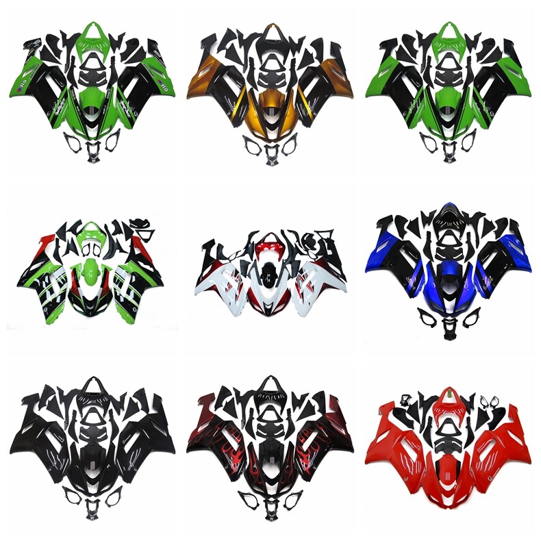ABS Plastic Fairing Kit for 2007 2008 Kawasaki Ninja ZX6R 636 Injection Bodywork