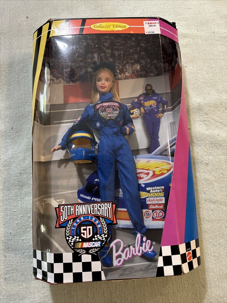 1998 NASCAR Barbie 50th Anniversary Collectors Edition New in Box  