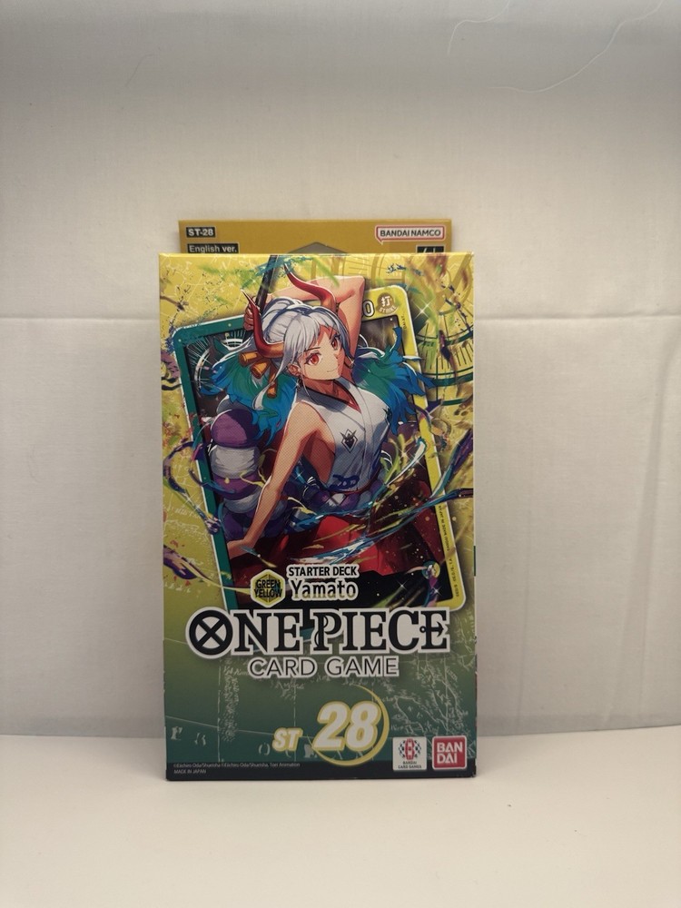 One Piece TCG: Starter Deck ST-28 Yamato Green/Yellow New Sealed English