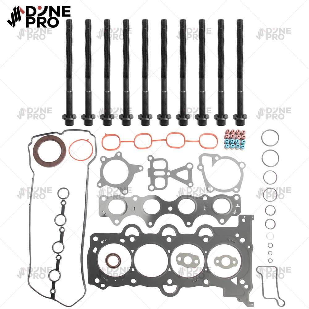 G4FJ 1.6L Engine Gasket Seal Kit w/ Head Bolts For Hyundai Veloster Kia Optima