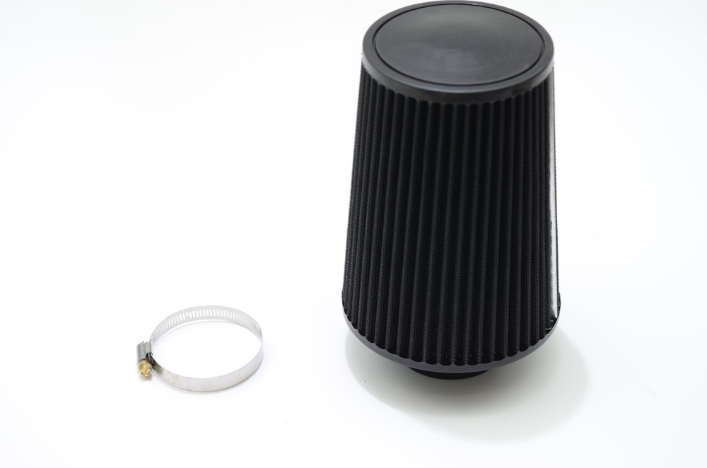 1320 Performance 2.5 inch Universal air filter cone reusable Tall version Black
