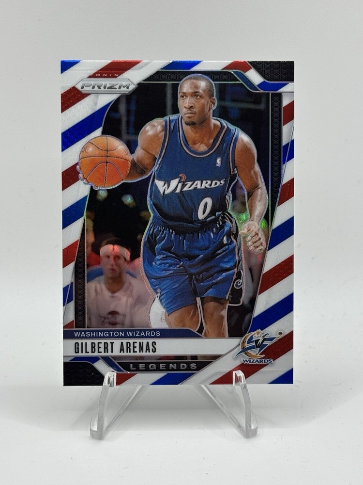 2024-25 Panini Prizm Gilbert Arenas #275 Red White & Blue Prizm