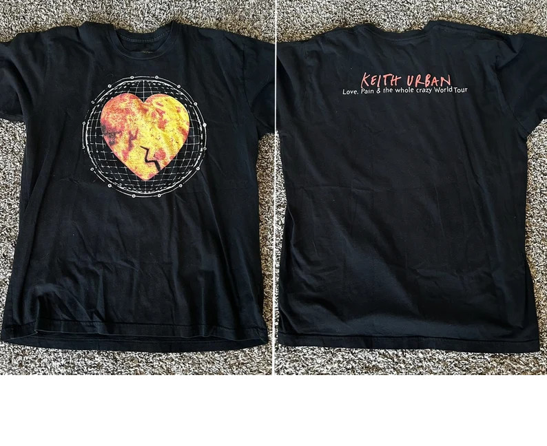 Keith Urban - Love, Pain and The Whole Crazy World Tour T-shirt