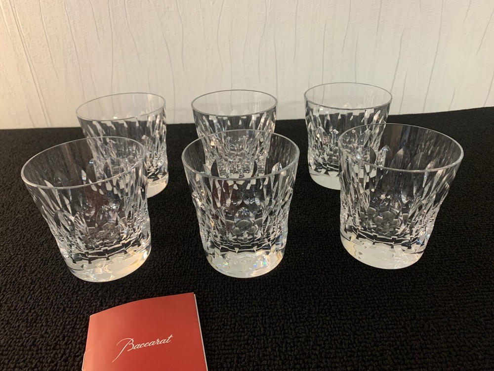 5 Whisky Glasses Armagnac Model In Baccarat Crystal (Price For 1 Glass)