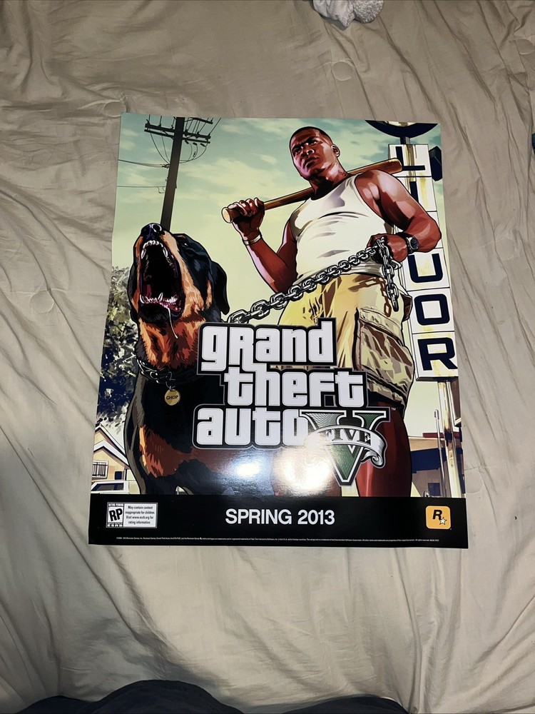 Grand Theft Auto 5 GTA V  Official Promotional Poster Spring 2013 28
