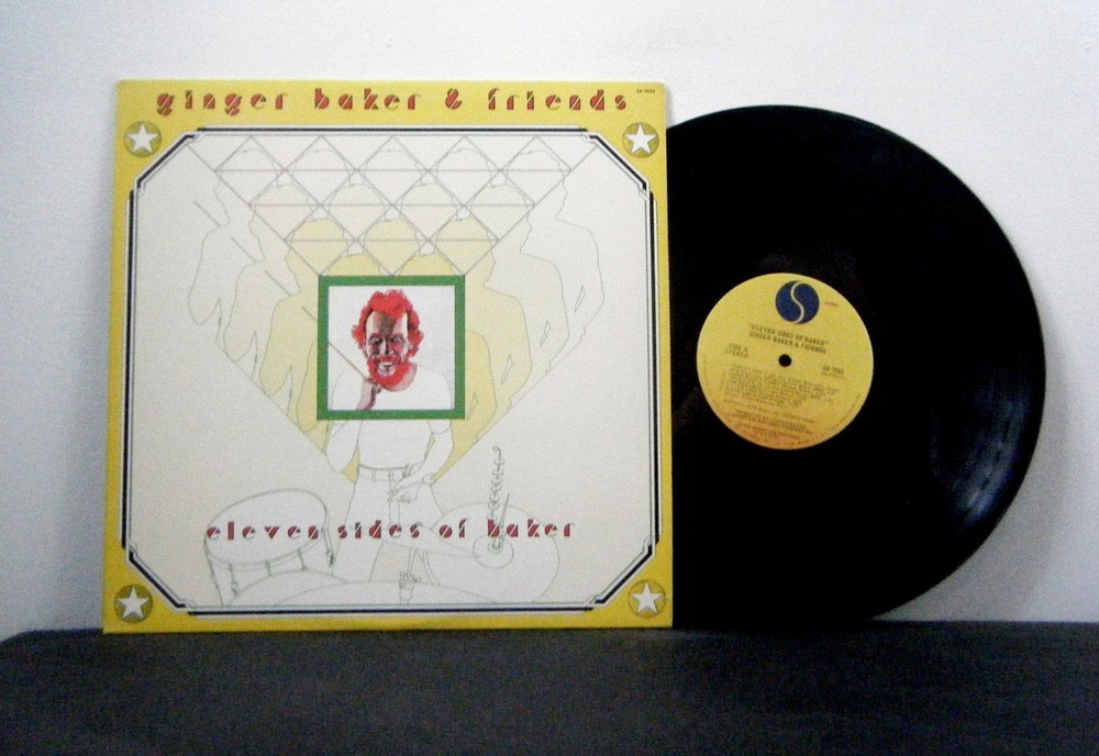 GINGER BAKER  LP  Eleven Sides of Baker 1977 Sire  vinyl