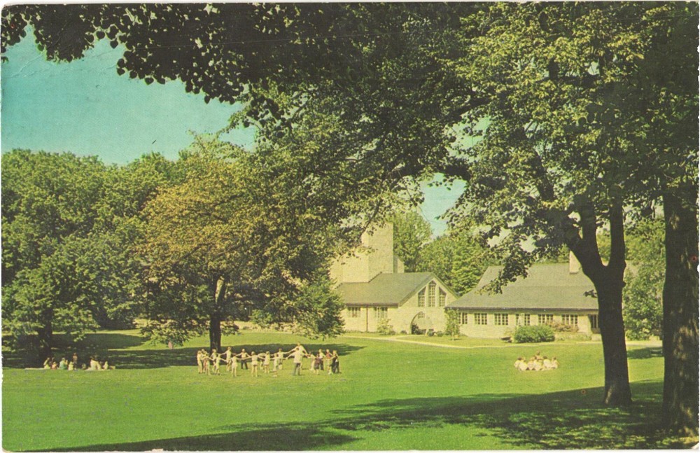 Chambersburg, Pennsylvania View of The Campus Wilson College Postcard