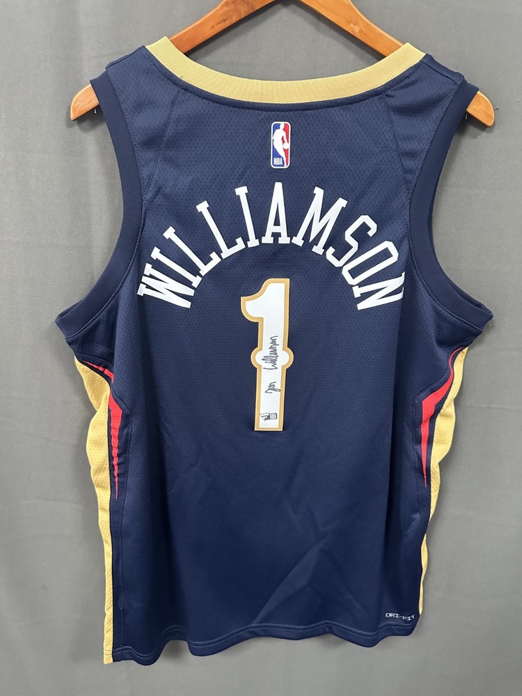 Zion Williamson Signed New Orleans Pelicans Basketball Jersey Fanatics Sz 48PROBSTEIN is actively accepting consignments !!