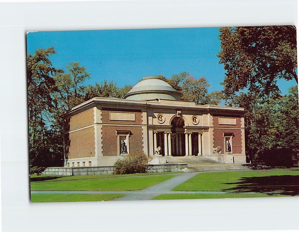 Postcard The Walker Art Building Bowdoin College Brunswick Maine