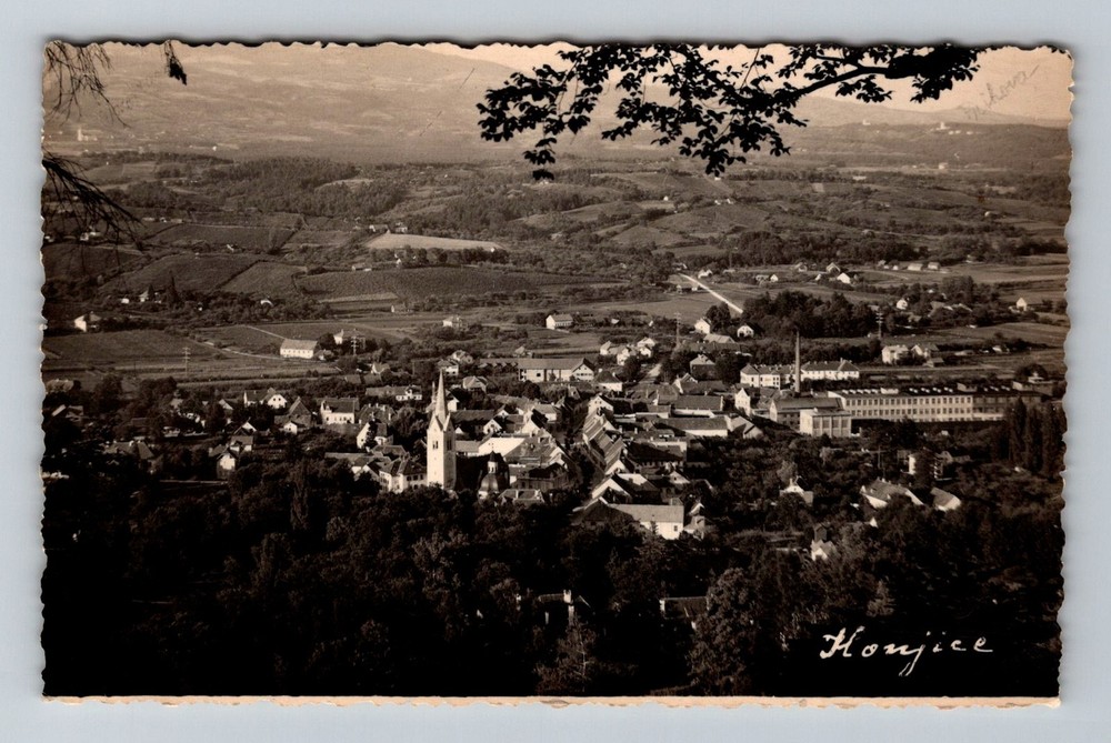 Slovenia- Konjice Mountain Town View Old Postal Card PC Vintage c1953 Postcard