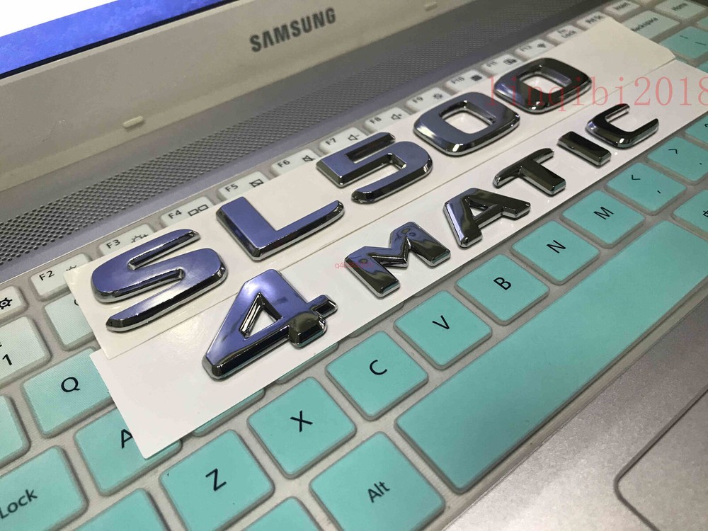 2018 SL500 4 MATIC High quality Rear Trunk Emblem Decal Badge FOR AMG NEW