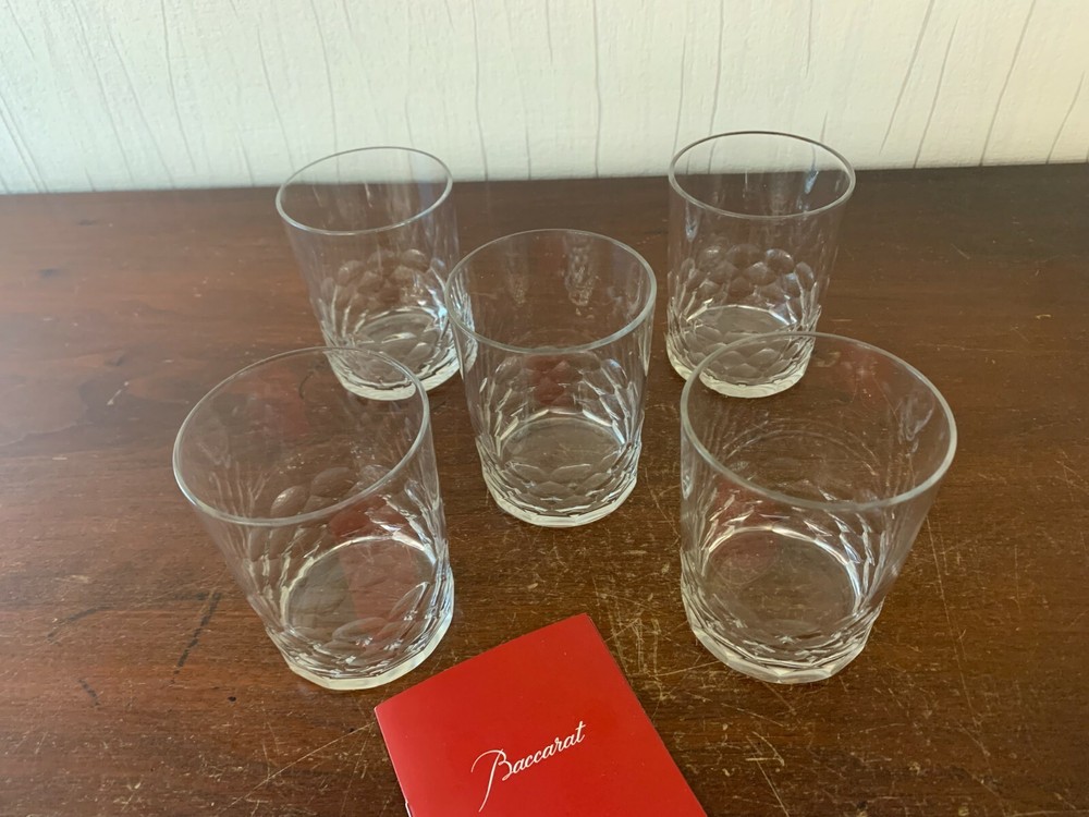 5 Ecaille Model Crystal Goblets From Baccarat (Price Per Unit)