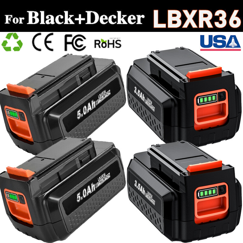 40V 3.5Ah LBX2040 Black Decker Lithium Battery or Charger LBXR36 Replacement  