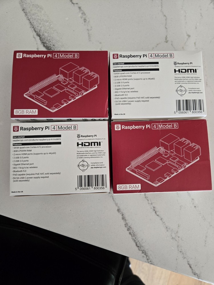 Raspberry Pi 4 8GB DDR4 RAM Single Board Computer