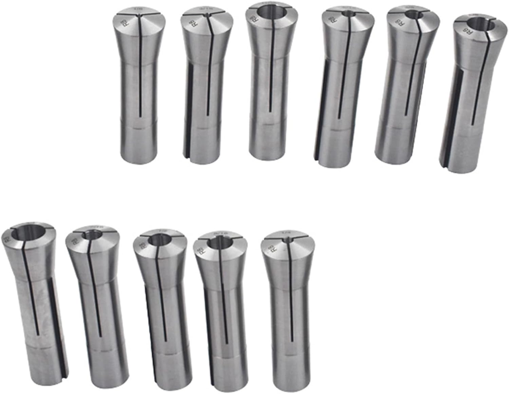 11Pcs Accuracy R8 Collets Set 1/8