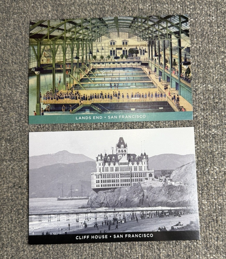 Vintage San Francisco Sutro Baths & Cliff House Postcard Lot 2