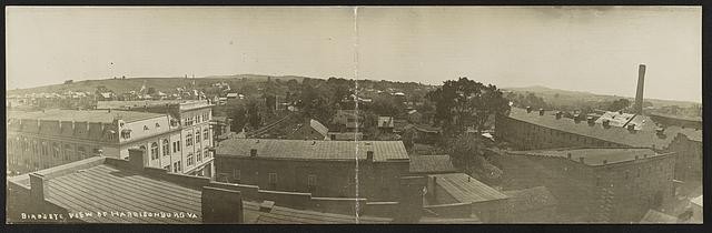 Photo:Birdseye view of Harrisonburg, Va.