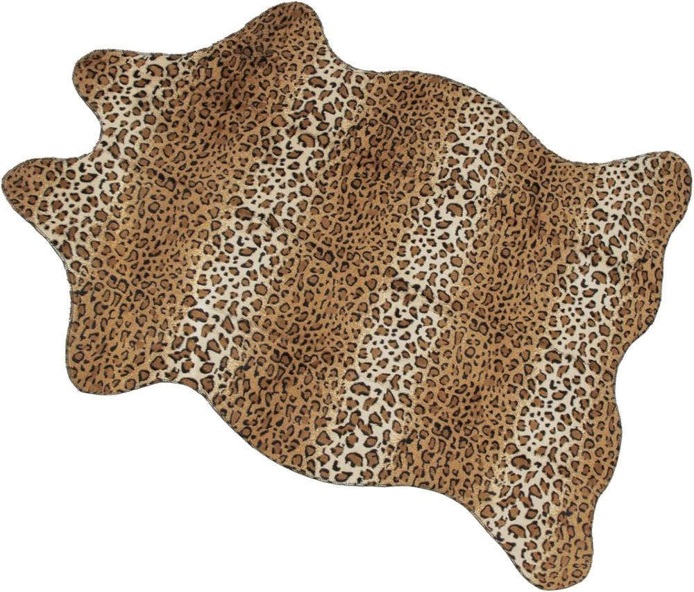 Leopard Rug Cheetah Print Rugs Western Decor for Living Room Bedroom Faux Animal
