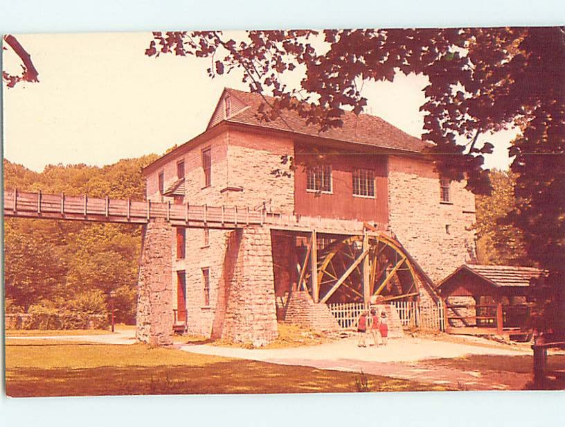 Unused Pre-1980 PARK SCENE Mitchell Indiana IN  hk5987