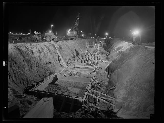 Geneva Utah Columbia Steel 1942 Open Hearth Furnace Construction Excavation