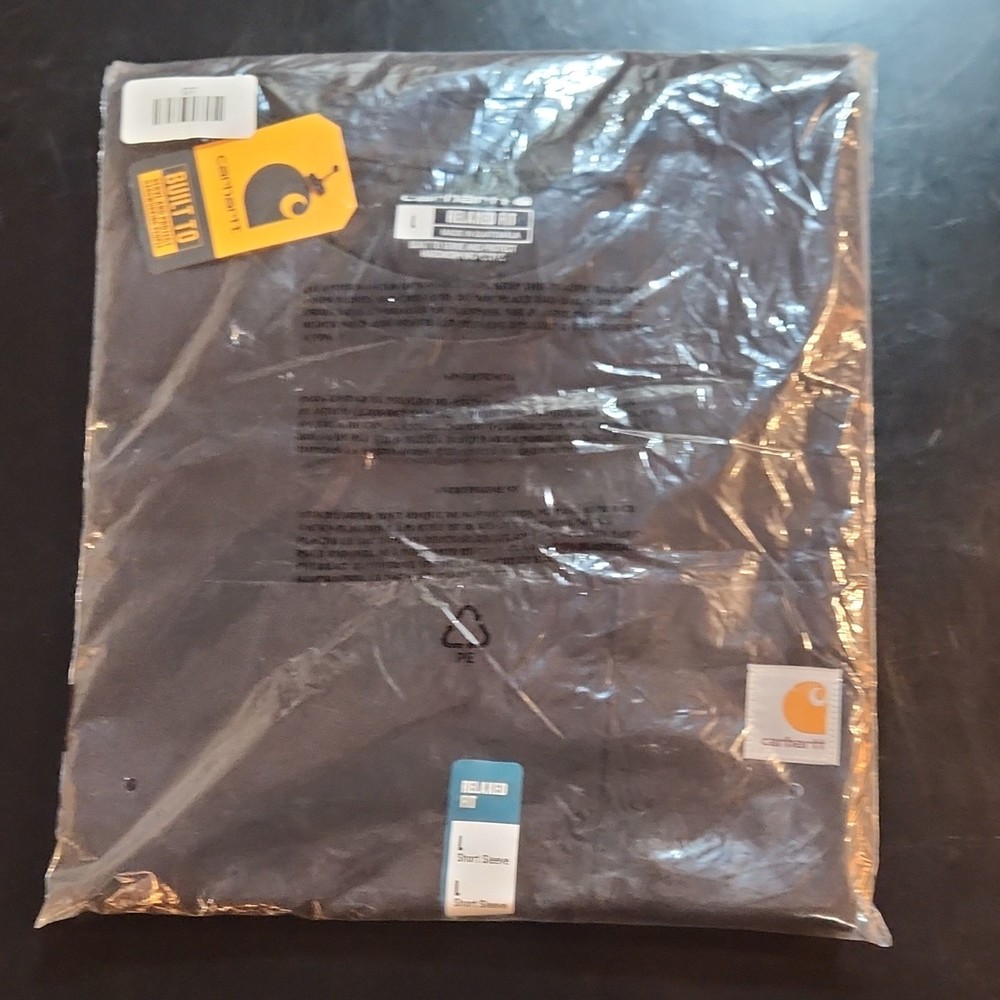Carhartt Relaxed Fit Short Sleeve T-Shirt Black Men's Size L