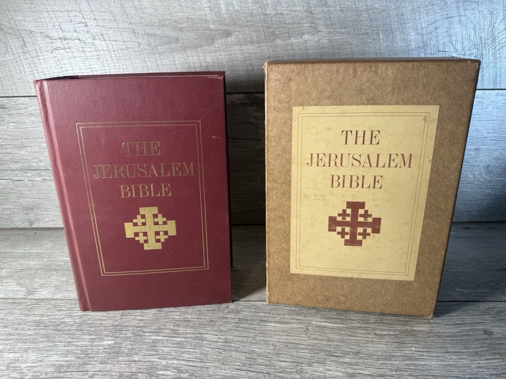 THE JERUSALEM BIBLE Doubleday & Company 1966 Hardcover in Slipcase