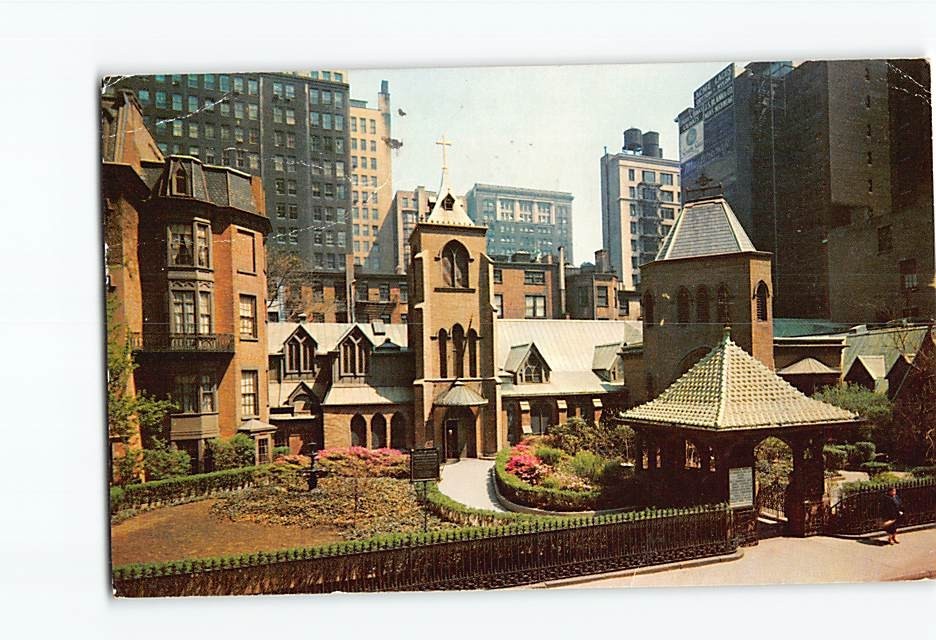 Postcard Church of the Transfiguration New York USA