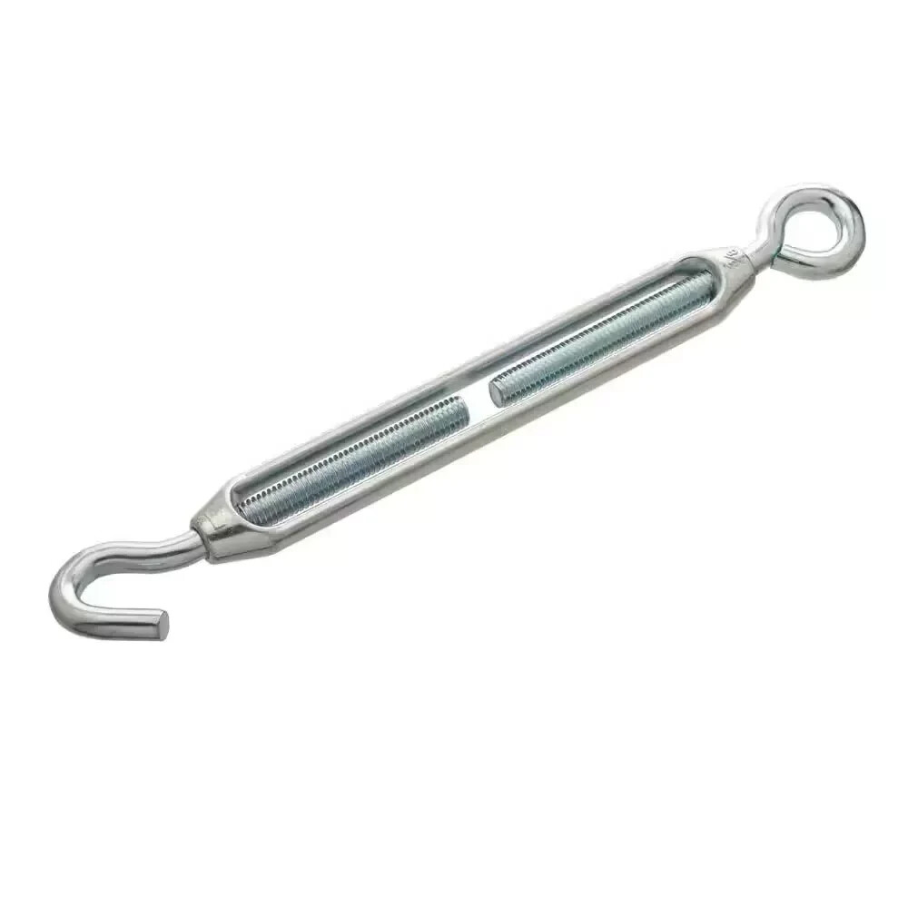 3/8 In. X 10-1/2 In. Zinc-Plated Turnbuckle Hook/Eye