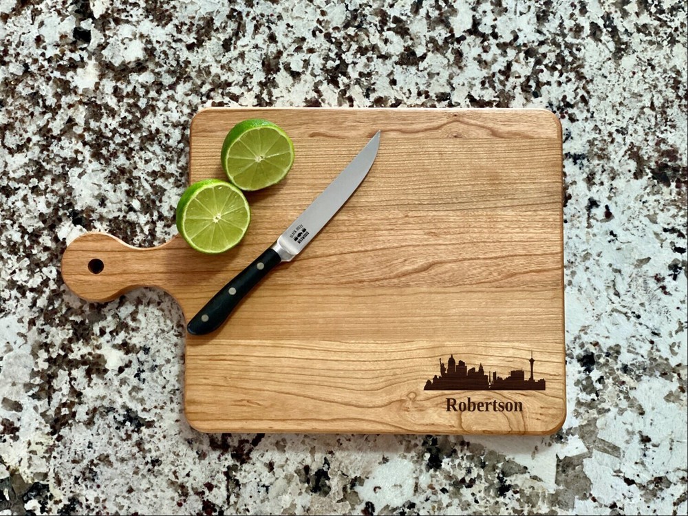 Las Vegas Cutting Board |  Las Vegas Skyline Charcuterie Board | Custom Serving