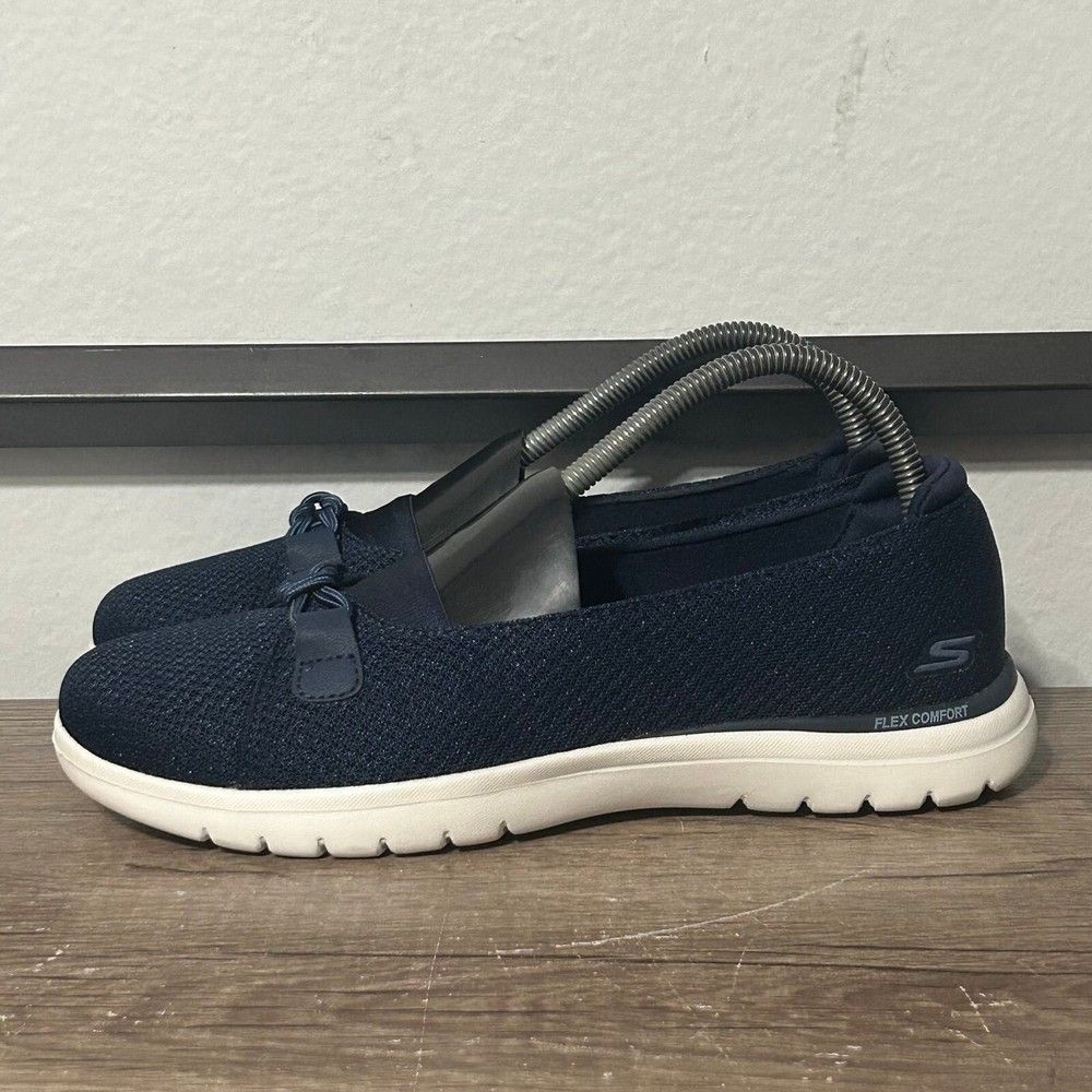 Skechers On The Go Flex Peony Women’s Slip-On Shoes Size 8.5 Blue