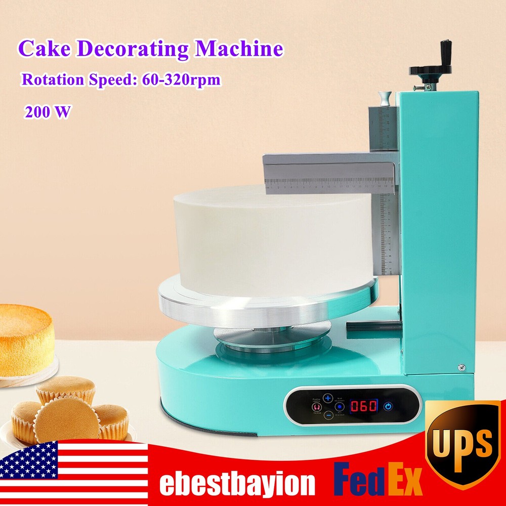 Automatic Cake Wiping Machine Cake Cream Spreading Coating Smearing Machine USA